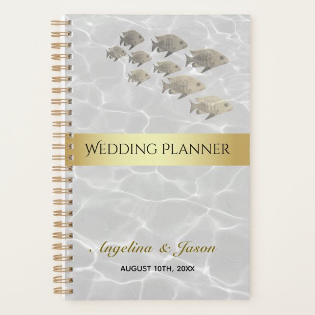 Agenda Casamento Tropical na Praia (Frente)