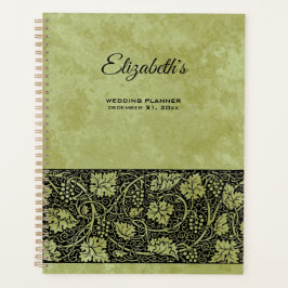 Agenda Casamento Vintage, Folhas de Parreira Vitorianas