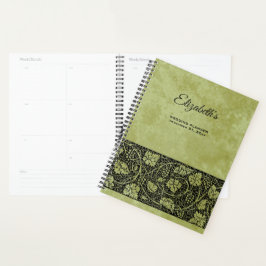 Agenda Casamento Vintage, Folhas de Parreira Vitorianas