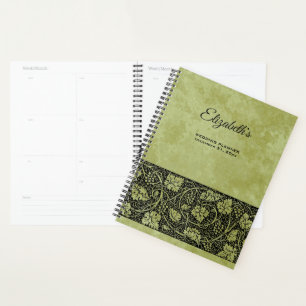Agenda Casamento Vintage, Folhas de Parreira Vitorianas