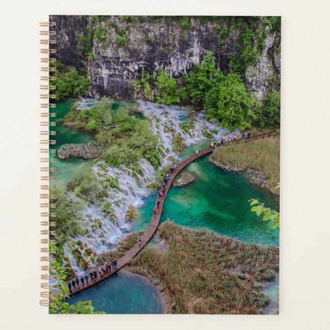 Agenda Cascata em cascata de cascata do Parque dos lagos  (Frente)
