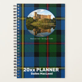 Agenda Castelo de Dunvegan MacLeod Personalizado Semanalm