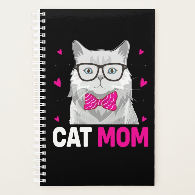 Agenda Cat Mãe Feliz dia de as mães (Frente)