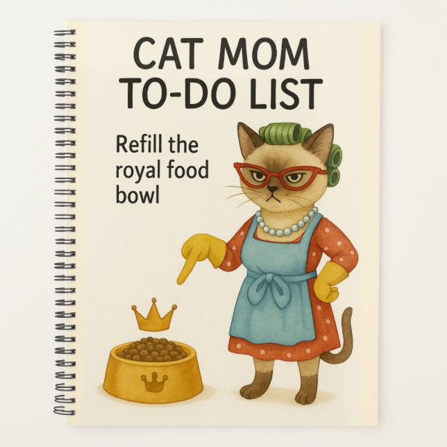Agenda Cat Mom to do list  (Frente)