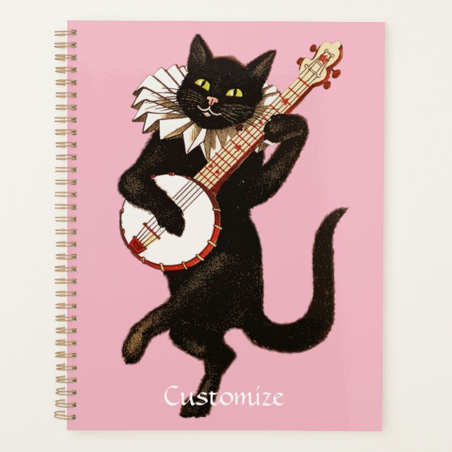 Agenda Cat tocando Banjo Thunder_Cove (Frente)