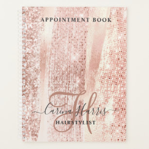 Agenda Catálogo de Compromissos de Hairstylist de Traço
