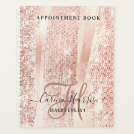 Agenda Catálogo de Compromissos de Hairstylist de Traços