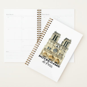 Agenda Catedral francesa Notre-Dame de Paris Souvenir