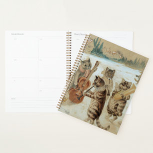 Agenda Cats Carol Singing por Louis Wain