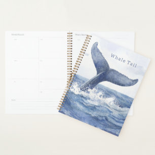 Agenda Cauda de Baleia Oceano Azul