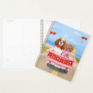 Agenda Cavalier King Cachorro Dia dos Namorados Caminhão 