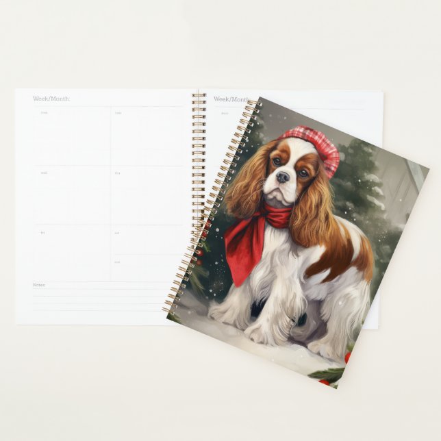 Agenda Cavalier King Charles Spaniel Cachorro Natal (Exibição)