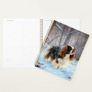Agenda Cavalier King Charles Spaniel Deixe Nevar Natal