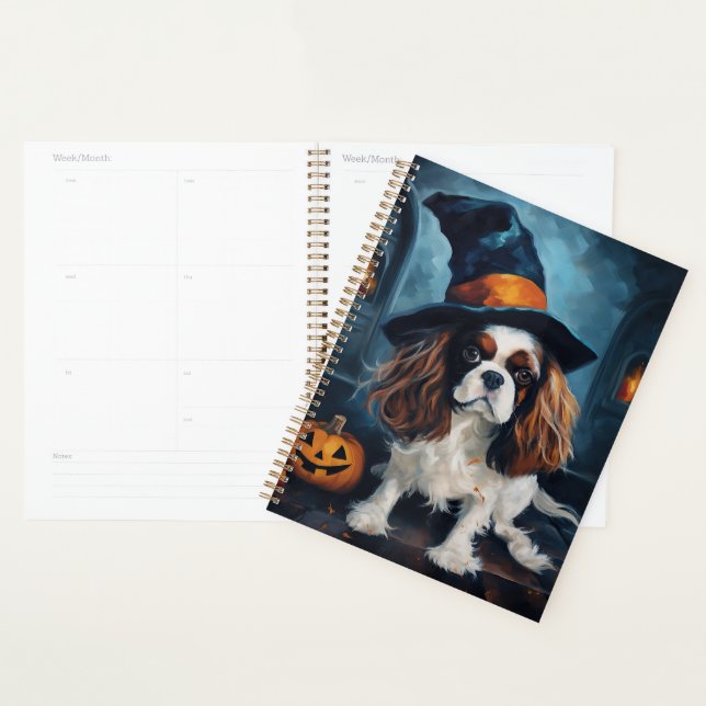 Agenda Cavalier King Pumpkins Halloween Scary (Exibição)