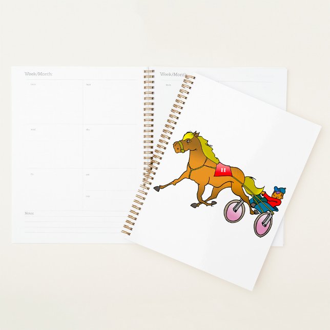 Agenda Cavalo de Corrida de Trott e Condutor (Criador carregado)