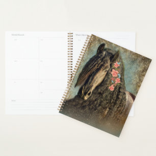 Agenda Cavalo Frísia de Cavalo Negro - Calendário, Planej