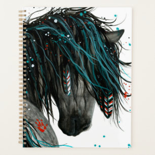 Agenda Cavalo Majestoso por Bihrle - Planner de 8,5 x 11 