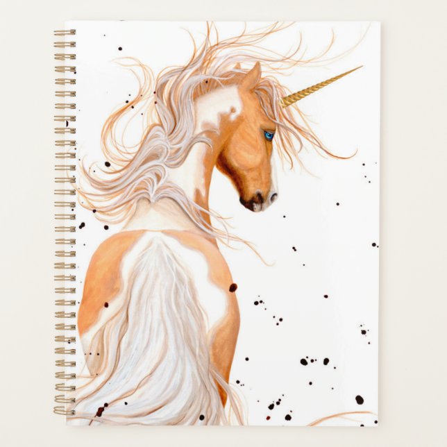 Agenda Cavalo Majestoso por Bihrle - Planner de 8,5 x 11  (Frente)