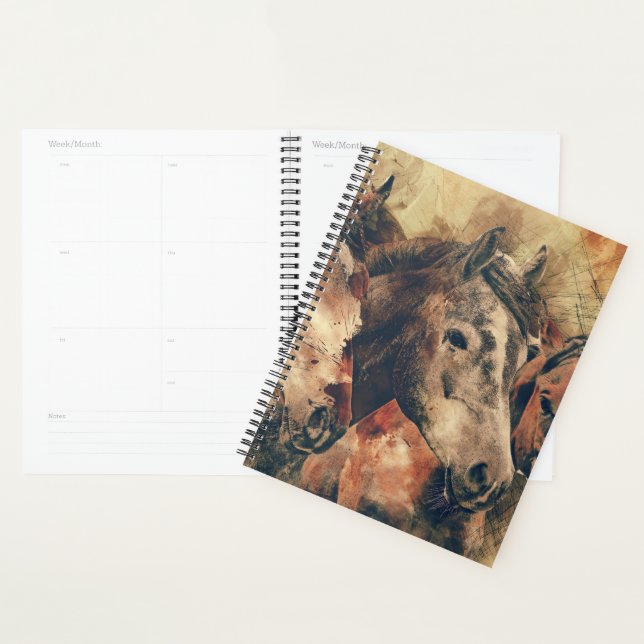 Agenda Cavalos de Aquarela (Exibição)