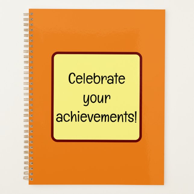 Agenda Celebre suas conquistas (Frente)