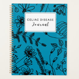 Agenda Celiac Disease Monthly Journal - Blue