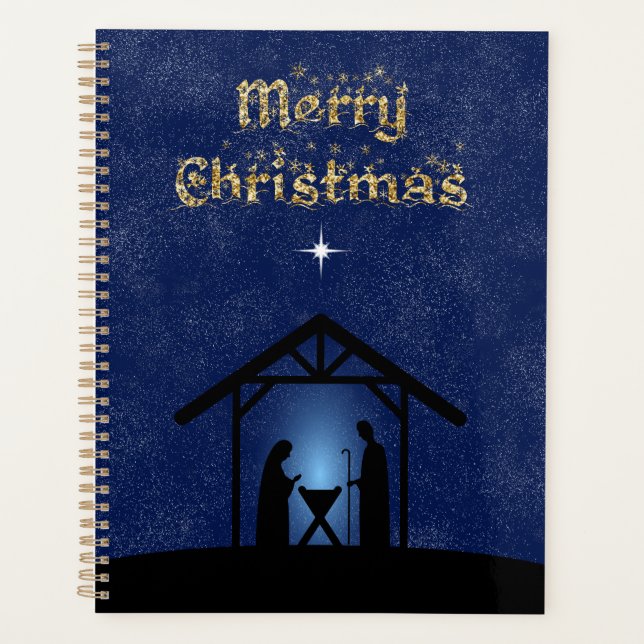 Agenda Cena de Natal Religiosa (Frente)