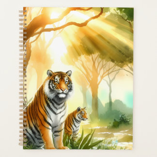 Agenda Cena Natural Sunlit com Tigres Perambulantes