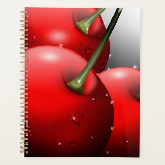 Agenda Cerejas com gotas de areia (Frente)