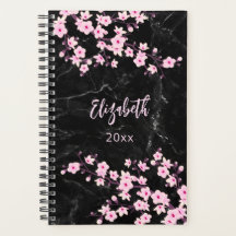 Cerejeiras Rosa Mármore Preto Personalizado