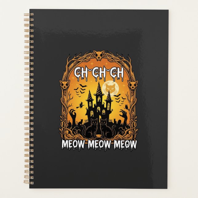 Agenda Ch Meow Halloween Castelo Assombrado_1 (Frente)