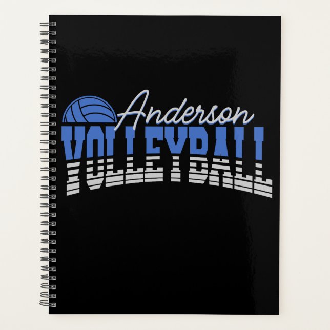Agenda Champ da Equipe de NOME ADD do Jogador de Voleibol (Frente)
