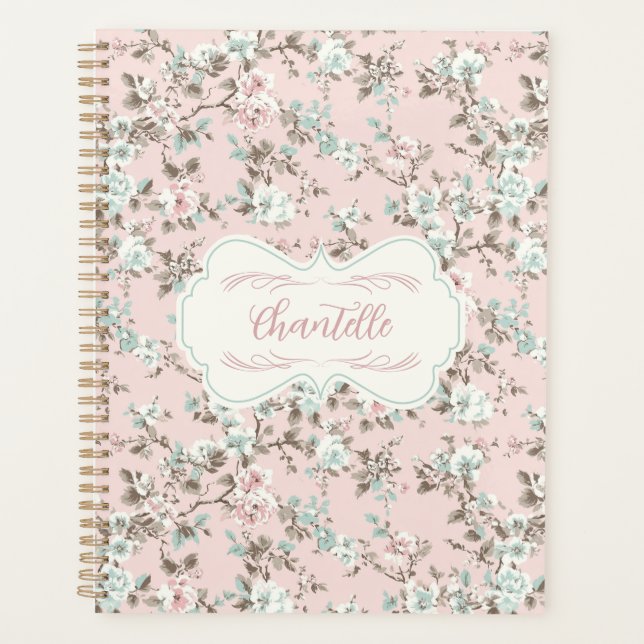 Agenda Chantelle Pink Vintage Rosa (Frente)