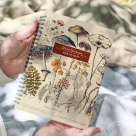 Agenda Charlotte Mason Book: Primeiros Vintage Mushroom