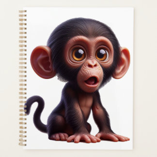 Agenda Charming Chimp Whimsy - Adorável Primatas de Carto