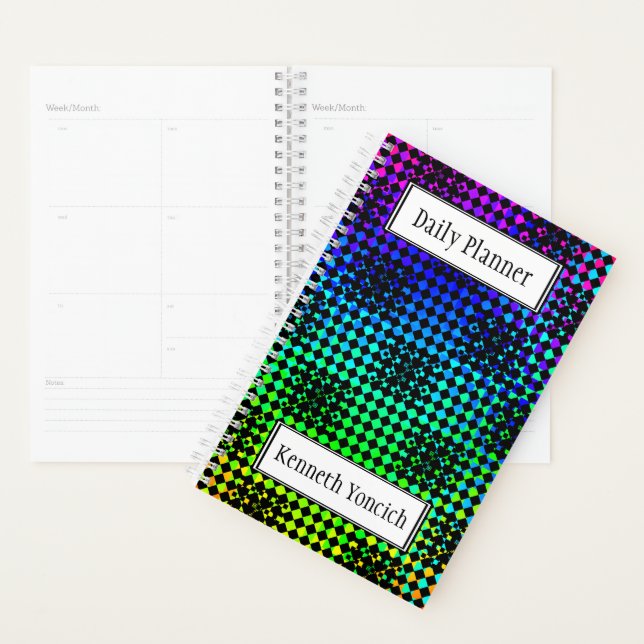 Agenda Checkered Twist por Kenneth Yoncich (Exibição)