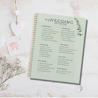 Agenda Checklist de casamento
