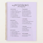 Agenda Checklist de casamento<br><div class="desc">O planejador perfeito com uma lista de casamento para que a noiva em breve esteja no topo das coisas e evite a síndrome de bridezilla! Você pode personalizar cada lote da lista de verificação ou deixá-la como está, mas não se esqueça de personalizar com seus nomes e data de casamento....</div>