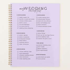 Agenda Checklist de casamento