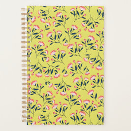 Agenda  Cheerful Floral Pattern: Pink Flowers 