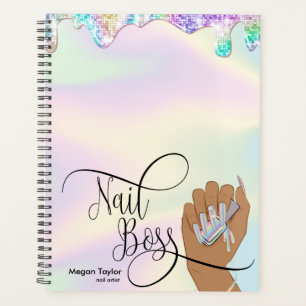 Agenda Chefe de unhas, técnico de unhas, unhas longas, ma