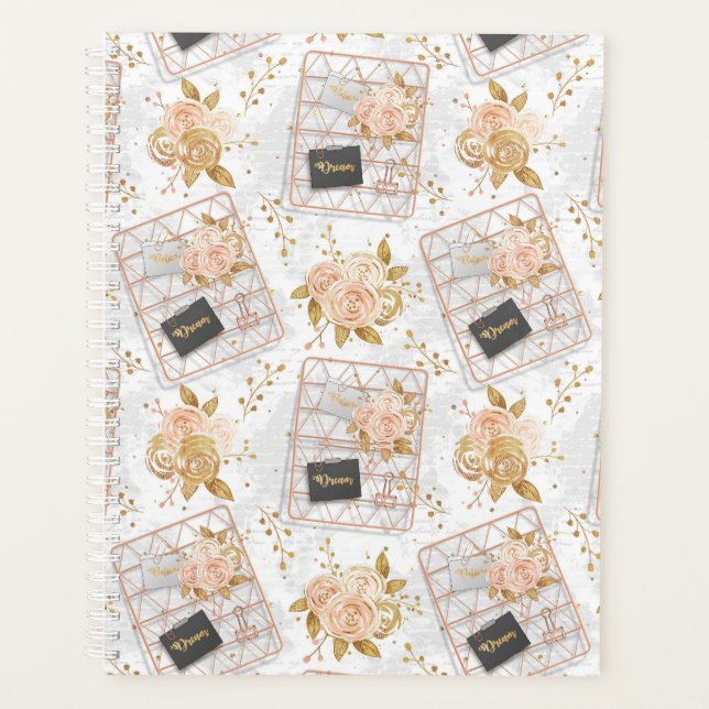 Agenda Chefe Garota - Sonhe, Acredite, Alcance Planner (Frente)