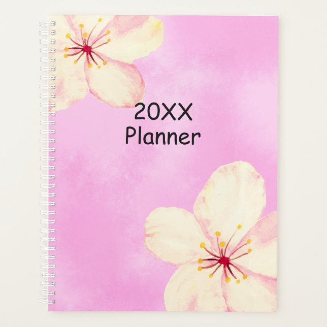 Agenda Cherry Blossom Personalize Planner (Frente)