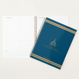 Agenda Chic Blue, Light Brown e Elegante Imobiliária