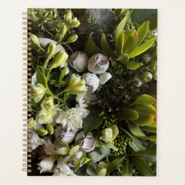 Agenda Chic Dark Green Botanical Leaves