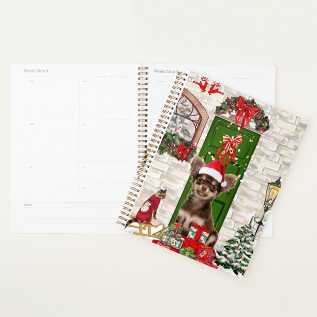 Agenda Chihuahua Dog Natal (Exibição)