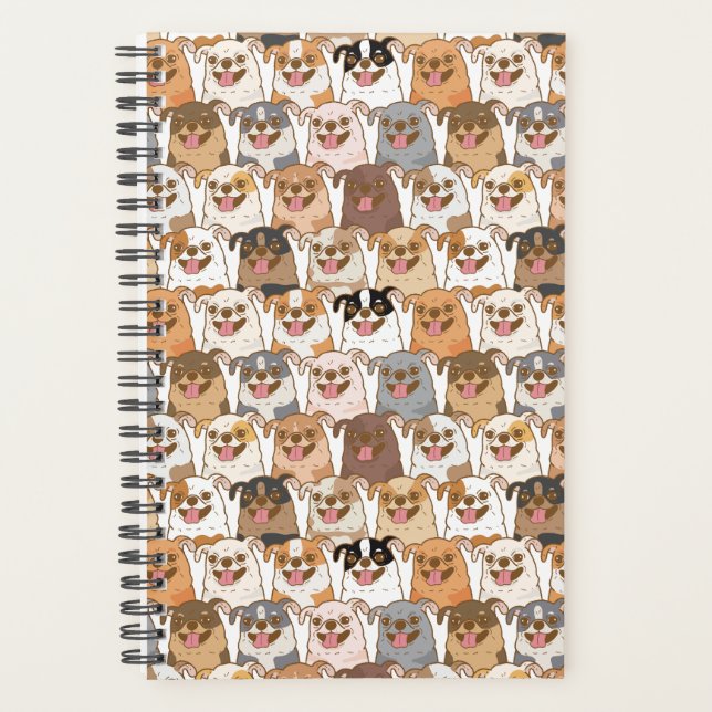 Agenda Chihuahua Pattern (Frente)