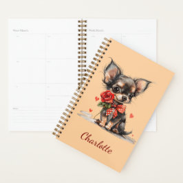 Agenda Chihuahua Personalizado com Nome Personalizado