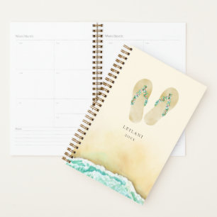 Agenda Chinelos Florais Botânicas De Praia