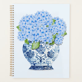 Agenda Chinoiserie Floral Vase Custom Planner