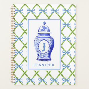 Agenda Chinoiserie Ginger Jar do Grande Milênio   Monogra